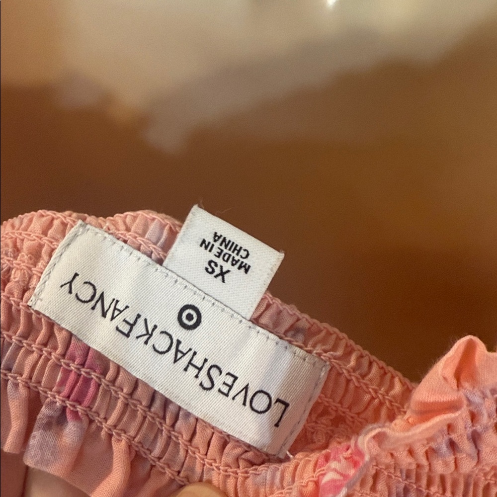 LoveShackFancy x Target Collab Ruched Bodice Maxi with tiered bottom XXS - Picture 4 of 5